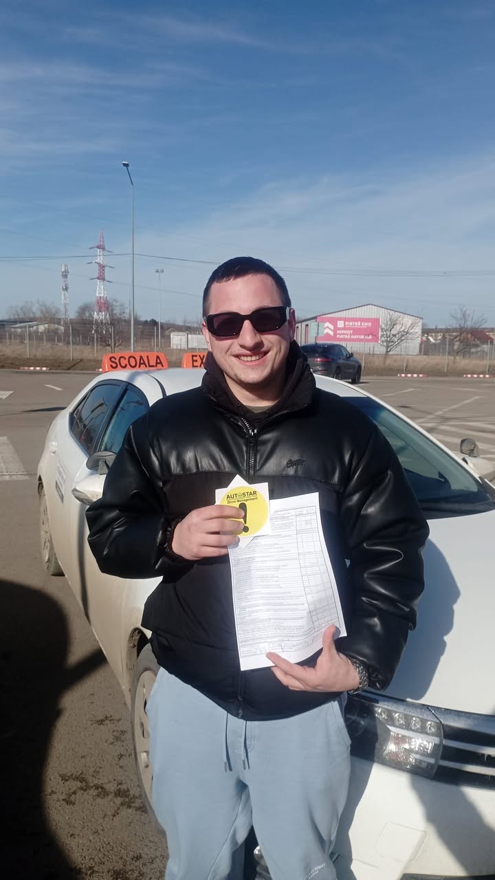 Ursachi Ștefan, absolvent AutoStar Drive în Februarie 2024