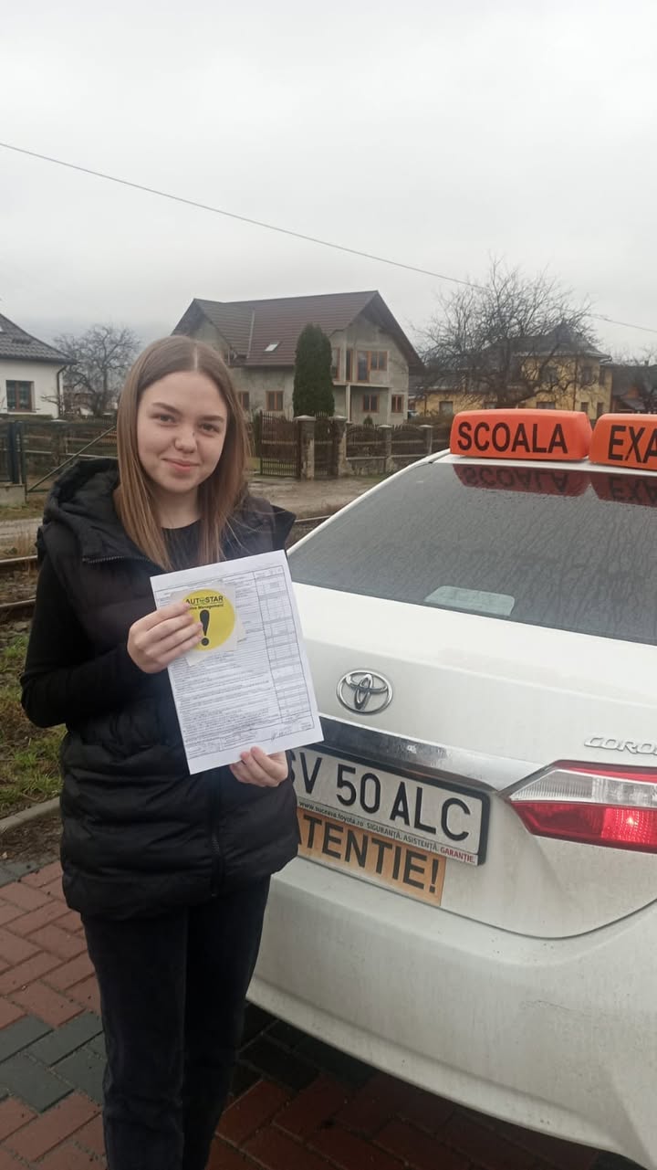Melen Miruna, absolvent AutoStar Drive în Martie 2024