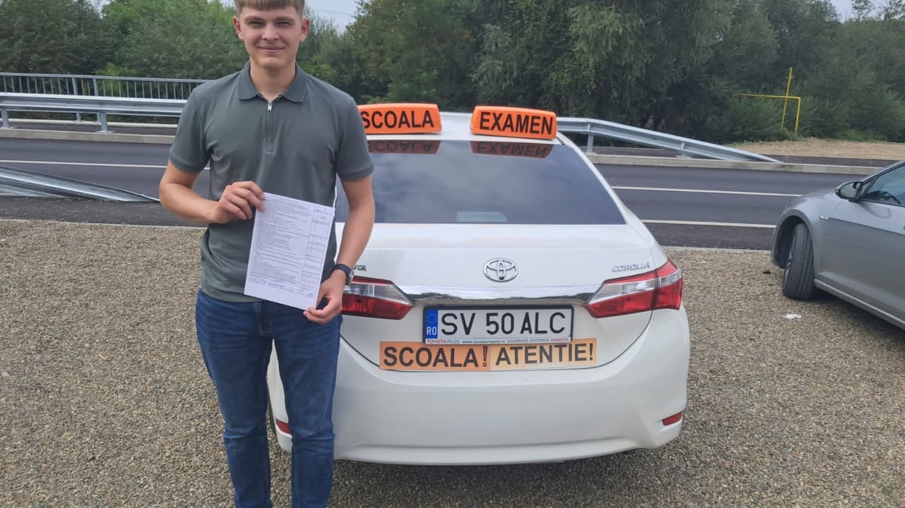 Coroana Dragoș, absolvent AutoStar Drive în August 2024