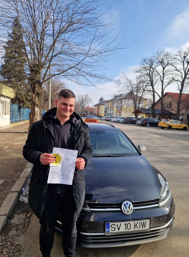 Sebastian, absolvent AutoStar Drive în Februarie 2025