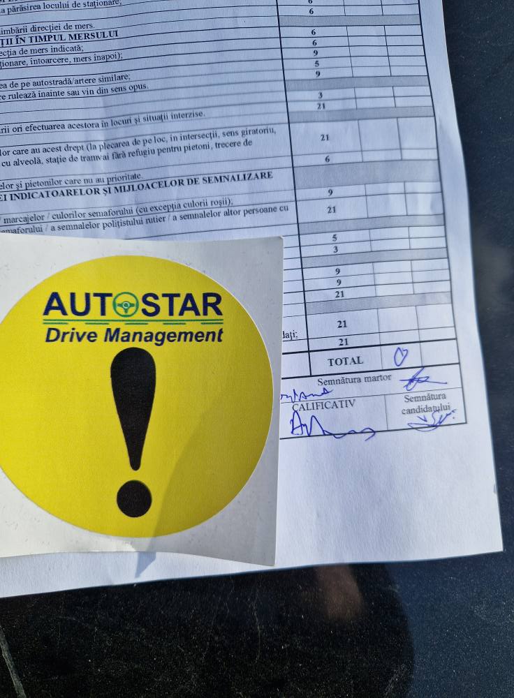 Sebastian, absolvent AutoStar Drive în Februarie 2025