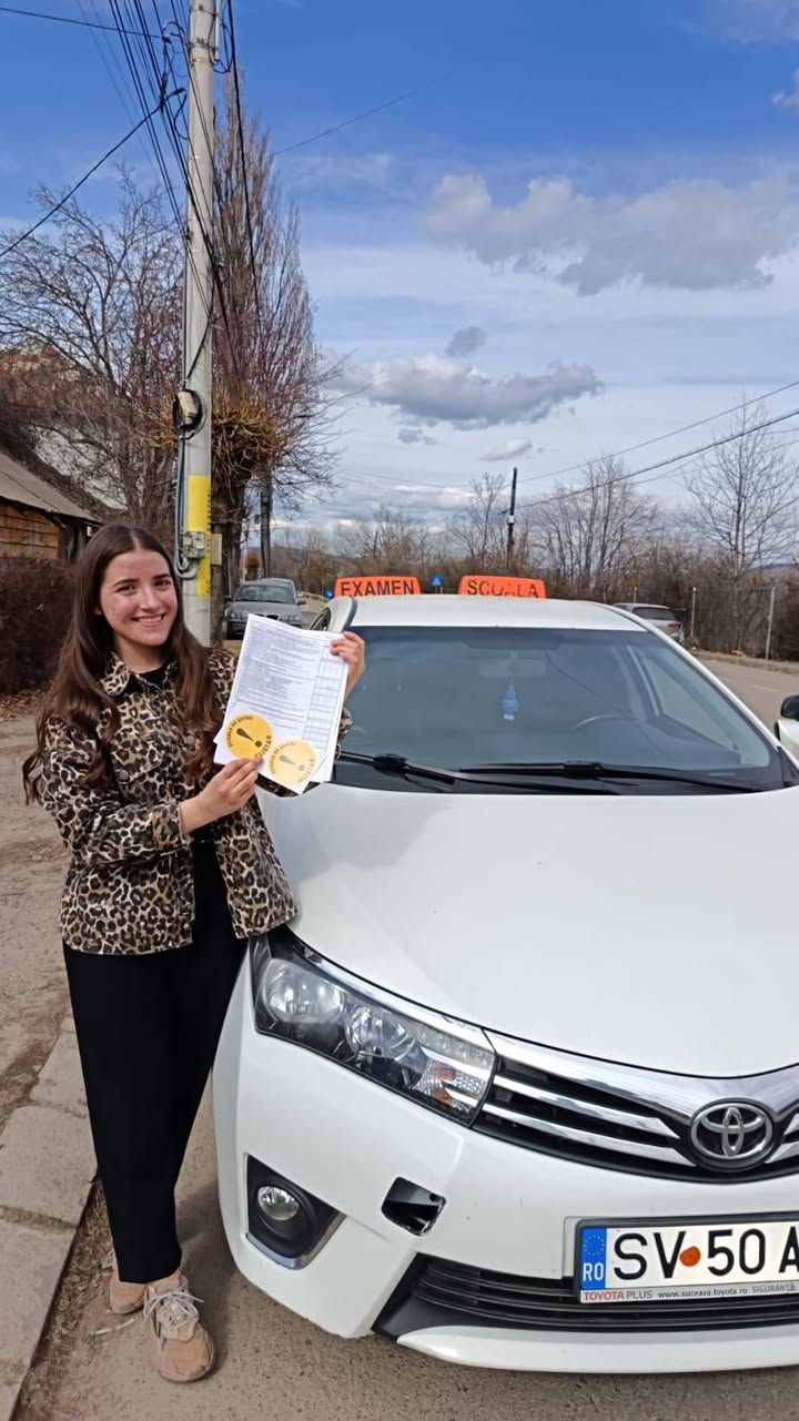 Lacatis Ionela, absolvent AutoStar Drive în Martie 2025