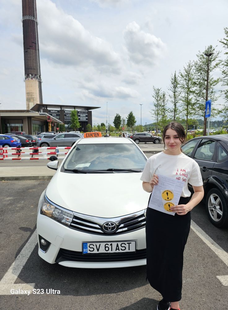 Tănase Erika, absolvent AutoStar Drive în Iulie 2025