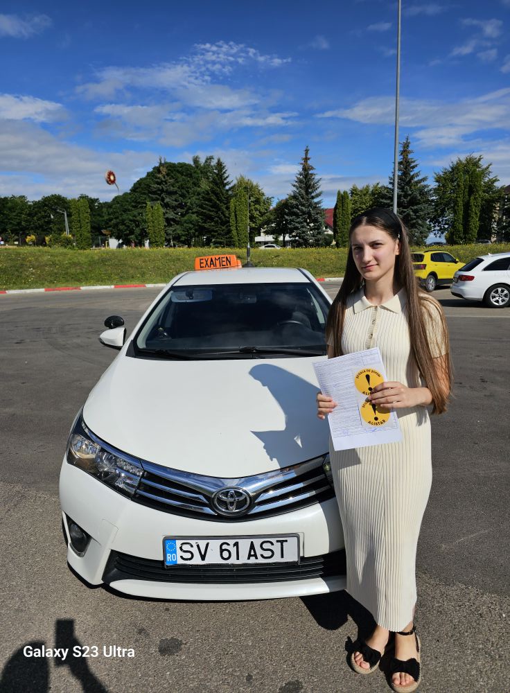 Hrihor Eliza Ruth, absolvent AutoStar Drive în Iulie 2025