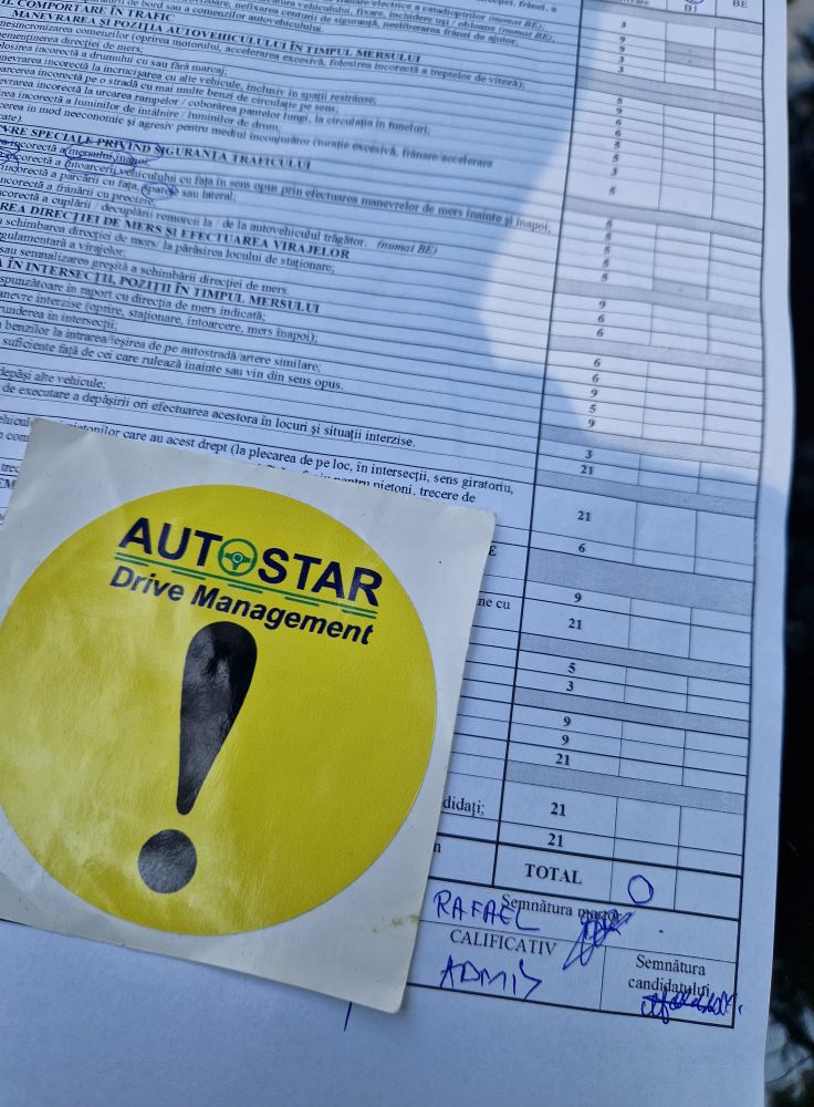 Marius, absolvent AutoStar Drive în Iulie 2025