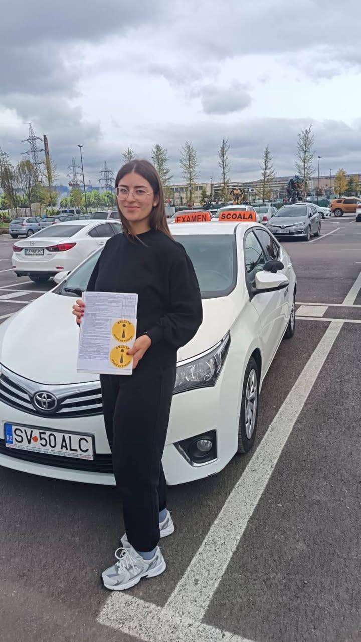 Sorodoc Maria Gabriela, absolvent AutoStar Drive în Octombrie 2025
